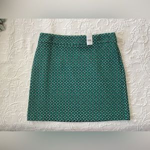 NWT Loft skirt, cute geometric skirt